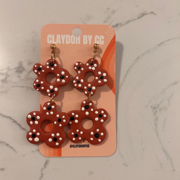 Handmade “Cazuelita de Barro” Clay Earrings | Lightweight & Unique - Picture 7 of 7